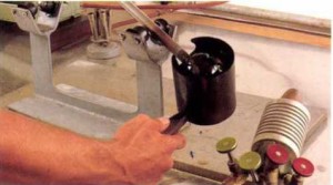 Basic equipment used for lampwork