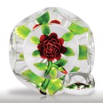 Lot 6 Antique Baccarat “thousand petal” rose faceted paperweight