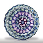 Perthshire Paperweights (1985-1997) concentric millefiori fluted miniature paperweight