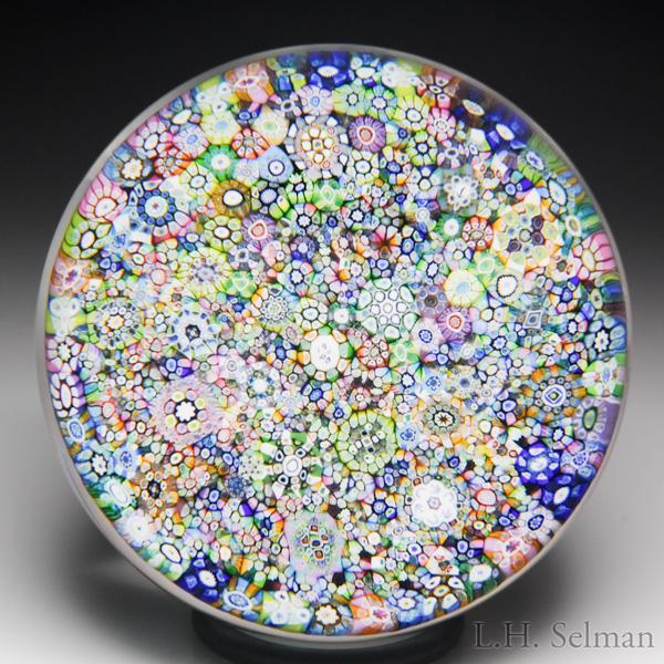 Perthshire Paperweight 1986 Close Packed Millefiori Paperweight